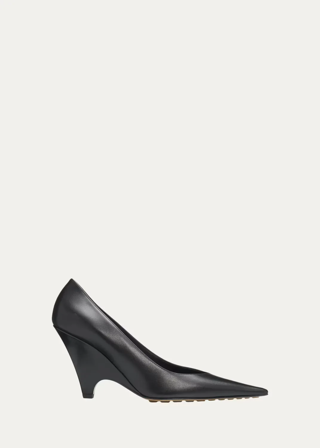 Scaletta 90MM Leather Wedge Pumps by Bottega Veneta