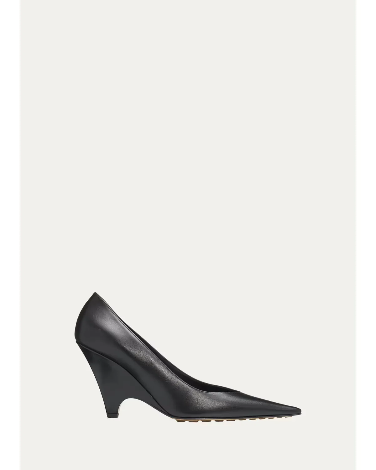 Scaletta 90MM Leather Wedge Pumps by Bottega Veneta