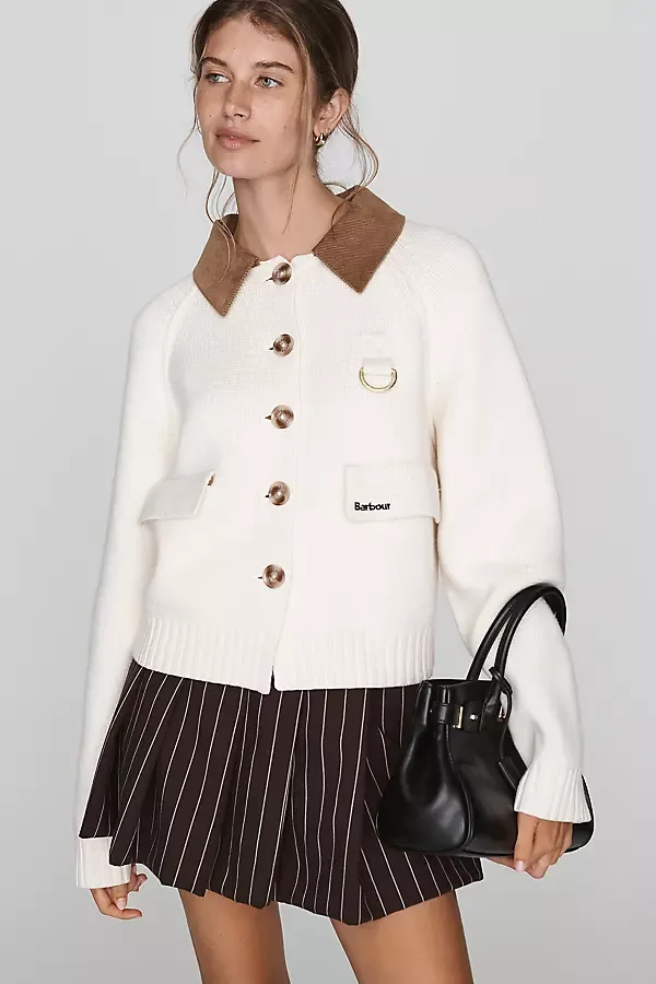Alverstone Cotton Wool Cardigan by Barbour