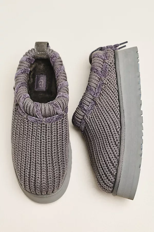 Tazz Whipstitch Knit Slippers