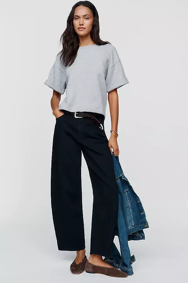 Gigi High Rise Barrel Leg Jeans by Rolla's