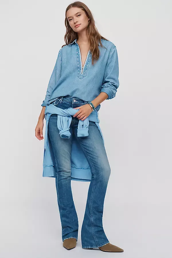 The Runaway Low Rise Slim Bootcut Jeans by MOTHER