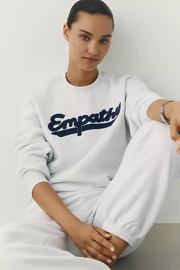 Empathy Crew Neck Sweatshirt by Mayfair