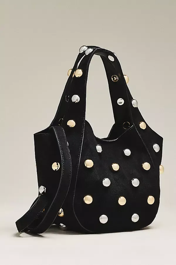 Sonia Faux Suede Mini Slouchy Tote Bag by Anthropologie