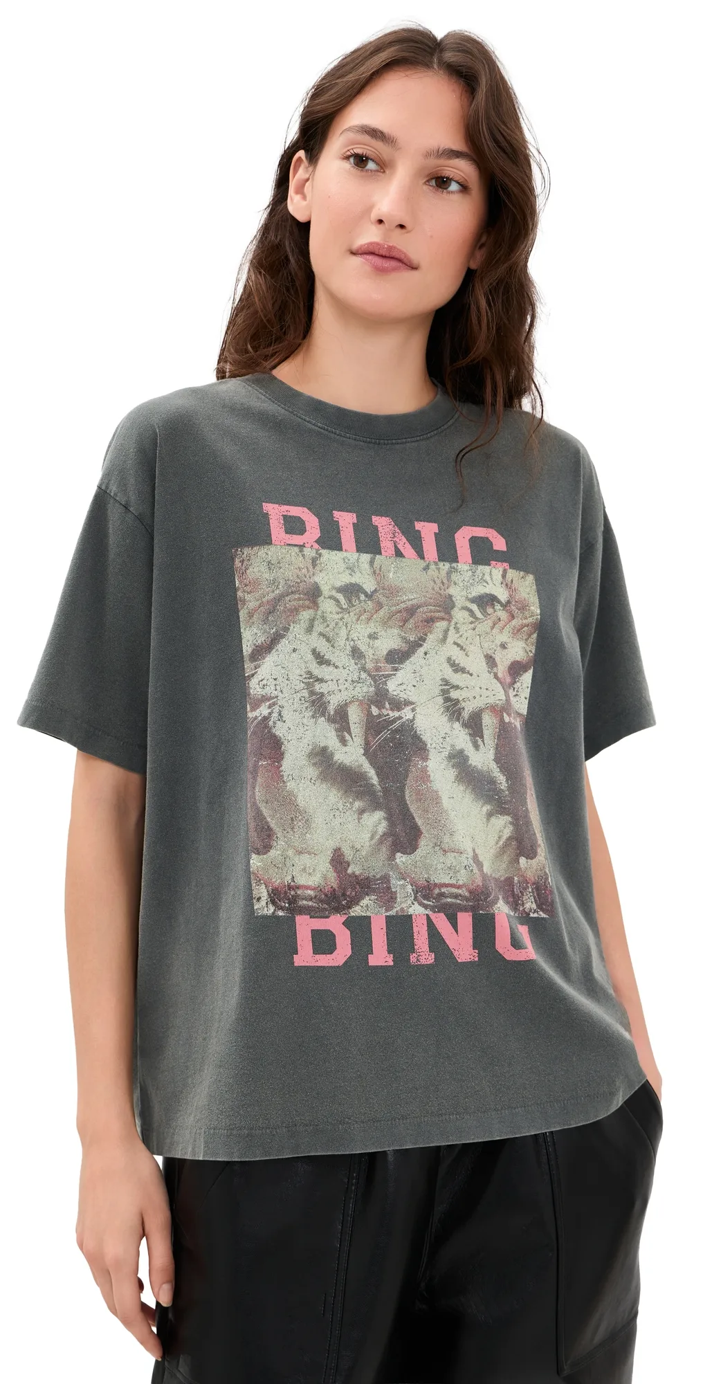 Cade Tiger Bing Tee by ANINE BING