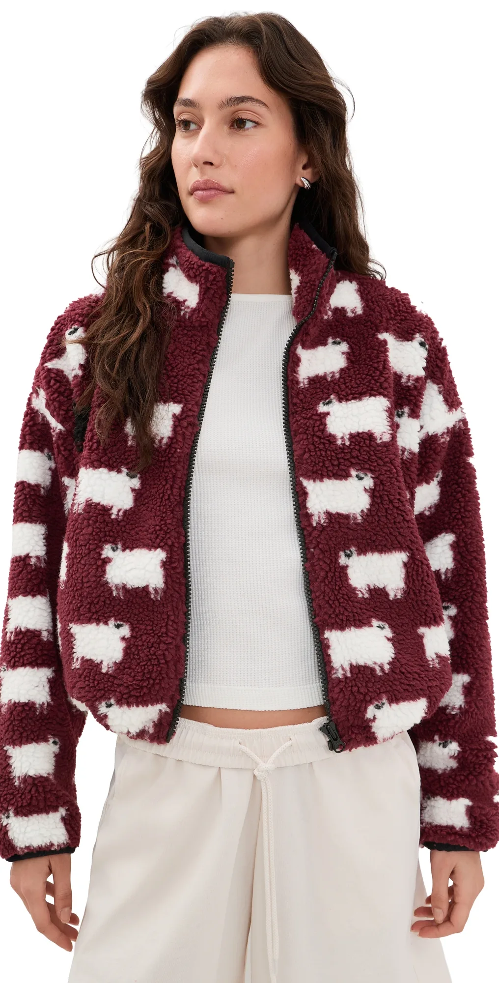 Cropped Sheep Sherpa by Rowing Blazers