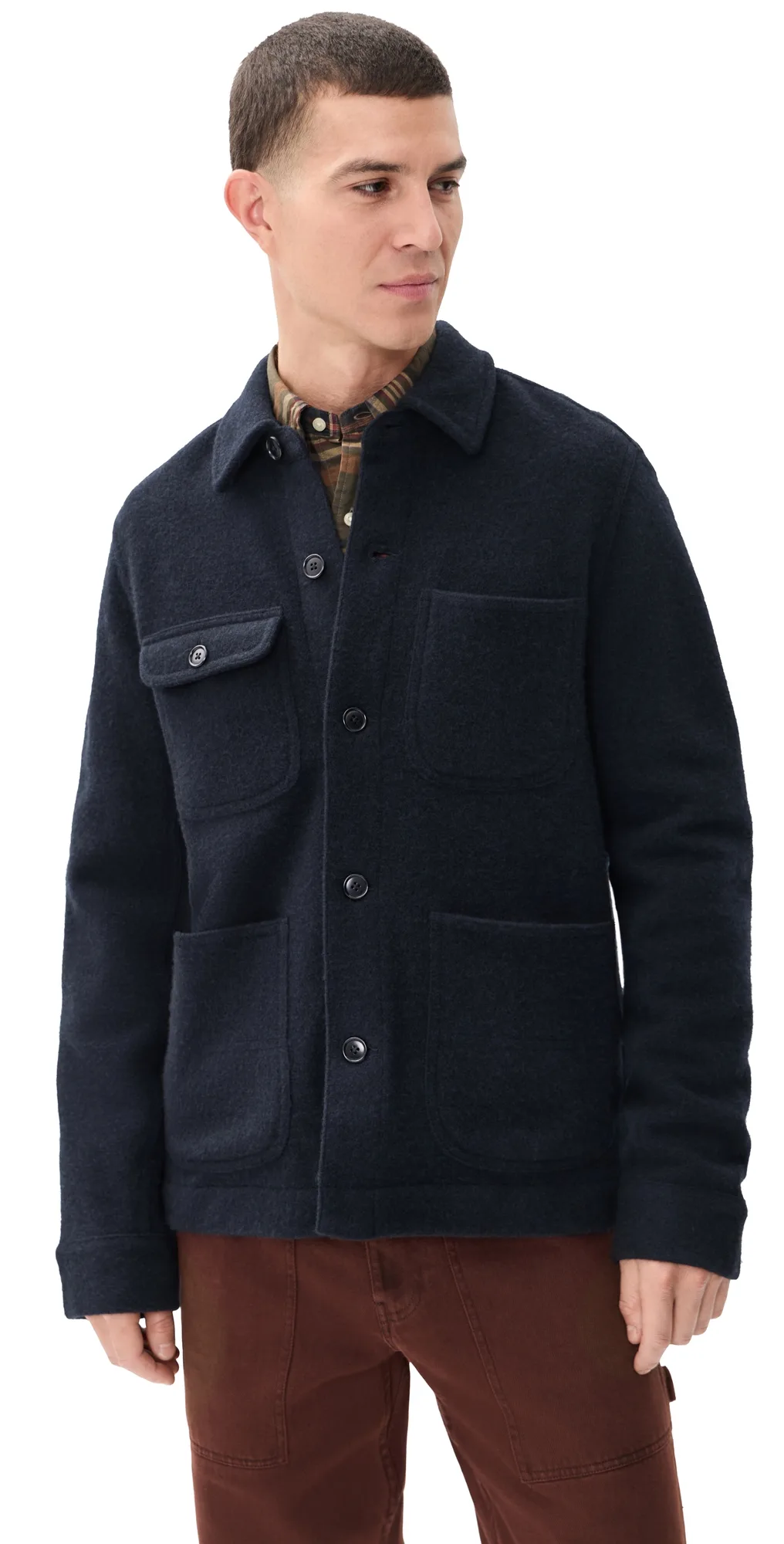 Work Jacket in Merino Wool Knit by Alex Mill