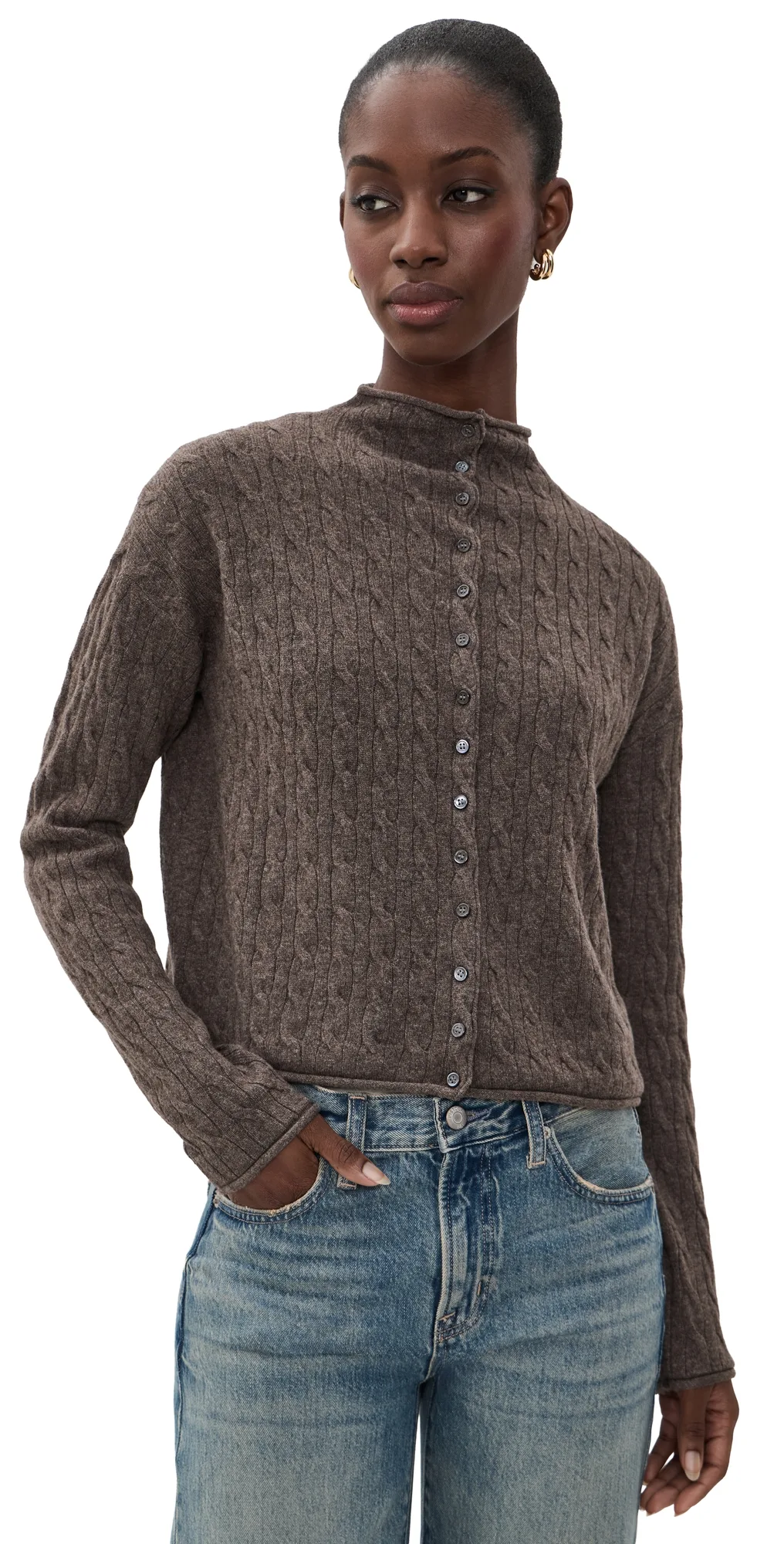 Taylor Cashmere Wool Cardigan by Alex Mill