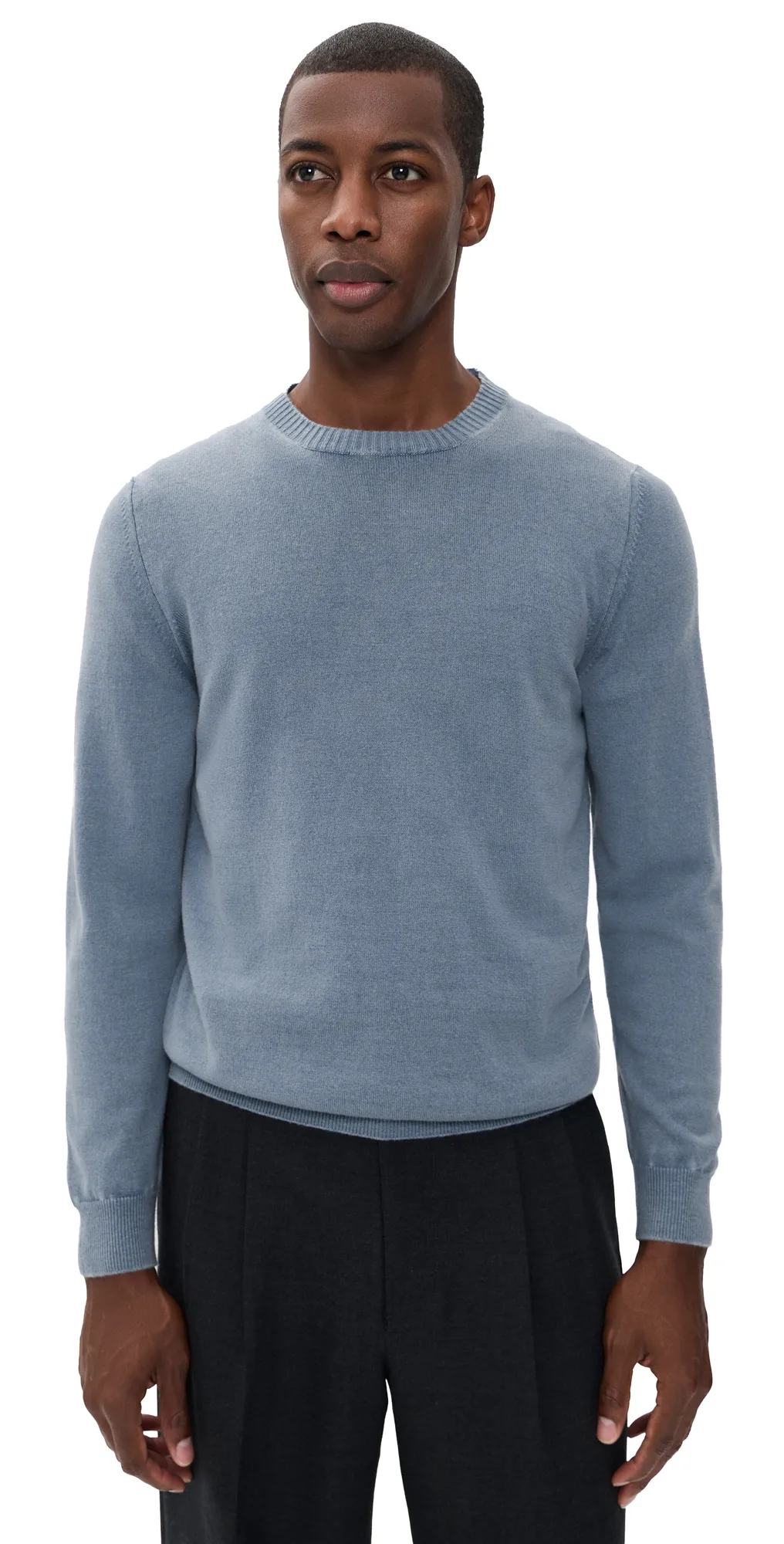 Frosted Cashmere Crewneck Sweater by Fedeli