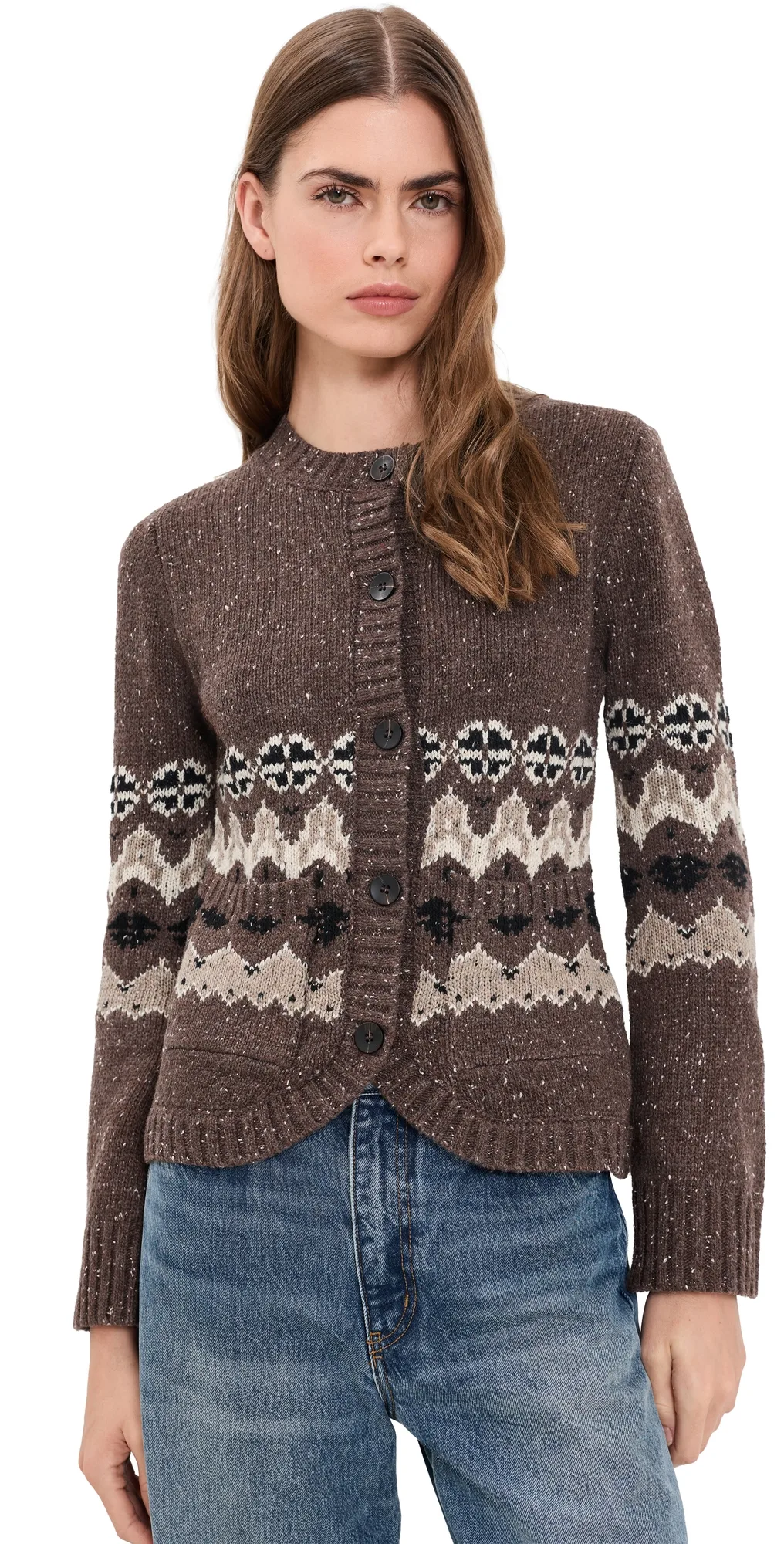 Rounded Hem Cardigan by Moon River