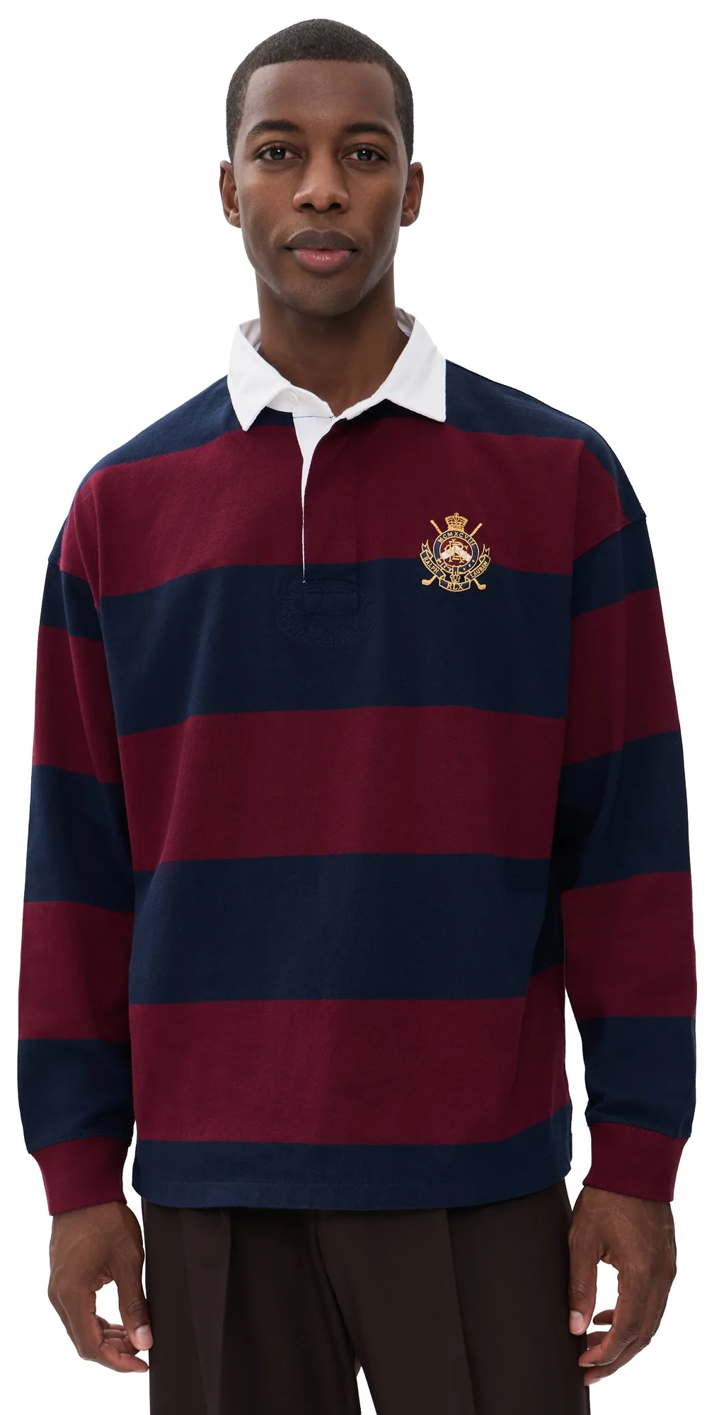 RLX Ralph Lauren Relaxed Fit Crest Rugby Polo by Ralph Lauren