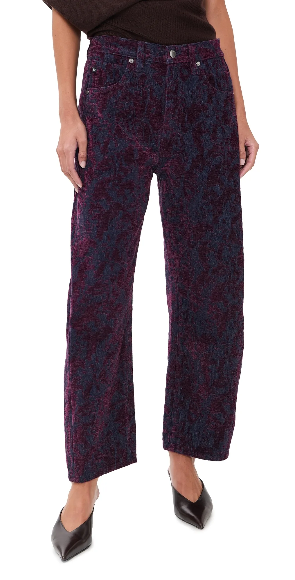 Hattie Crop Barrel Jeans by AG