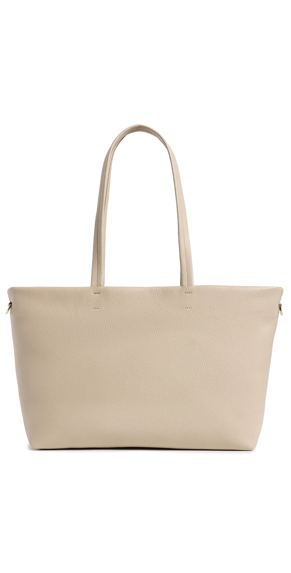 Small Easy Zipper Tote - Stone by Cuyana