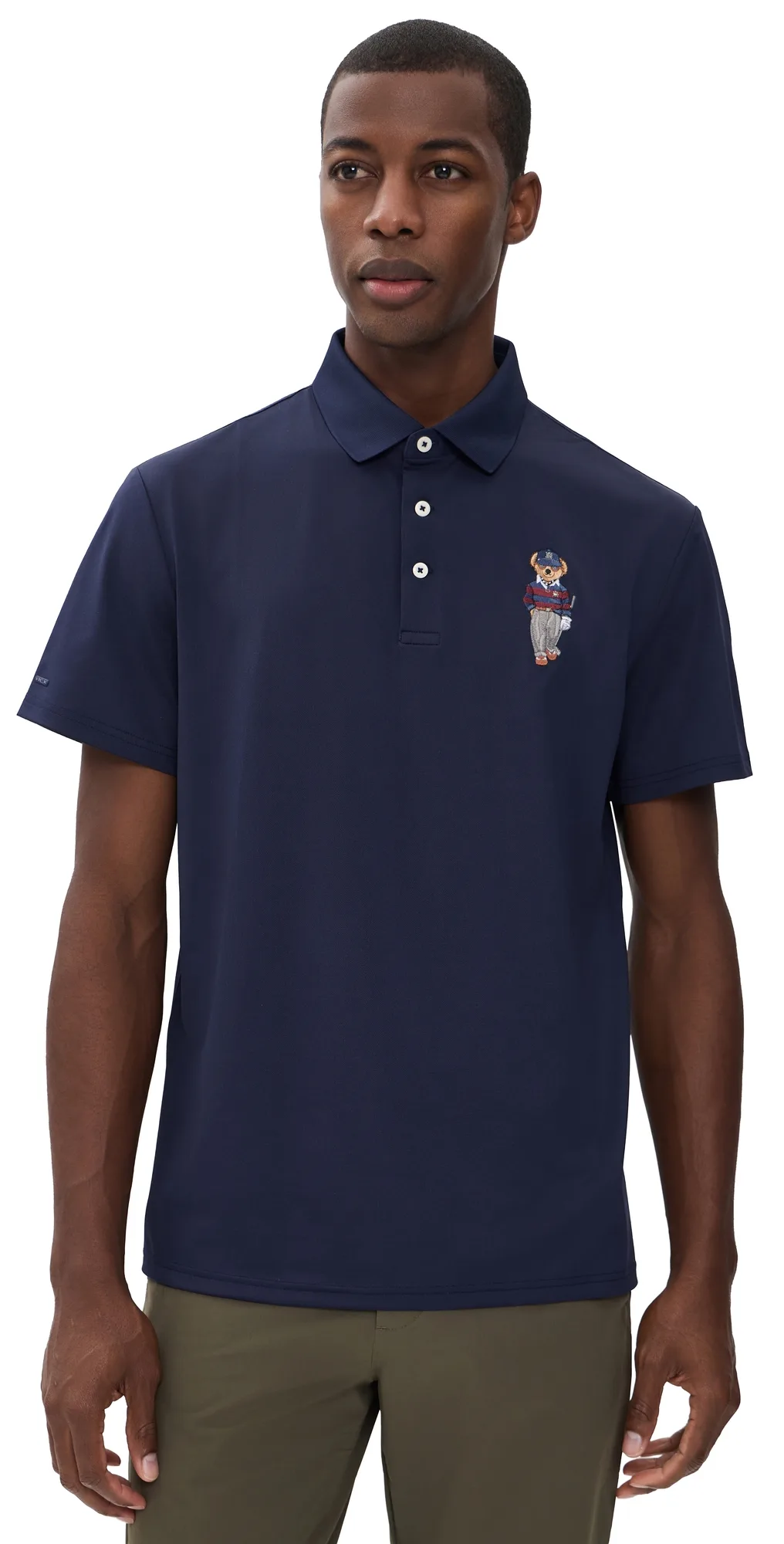 Air Tech Pique Novelty Bear Polo by Ralph Lauren
