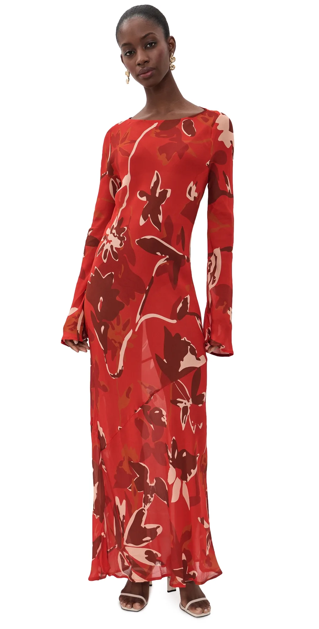 Luka Sheer Maxi Dress by VRG GRL