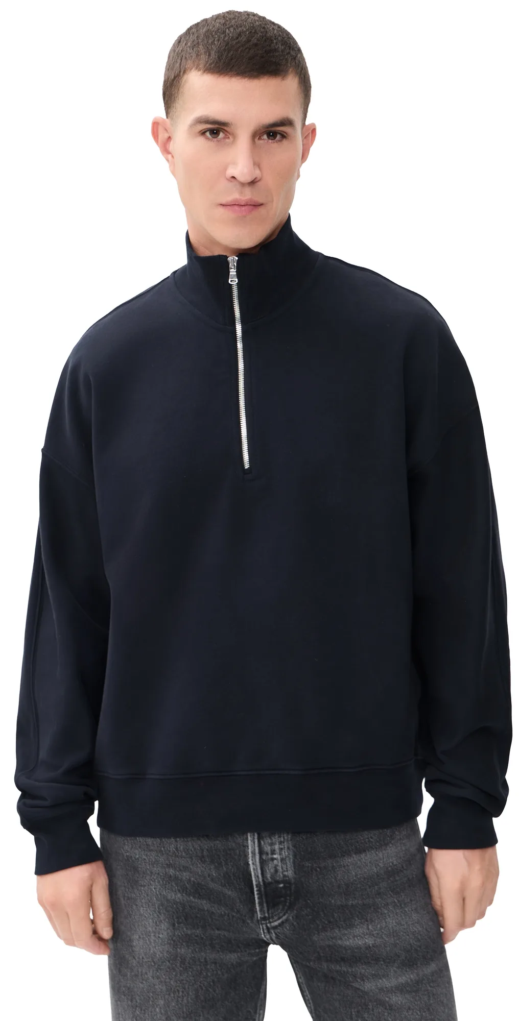 Idris Quarter Zip Sweatshirt by AGOLDE
