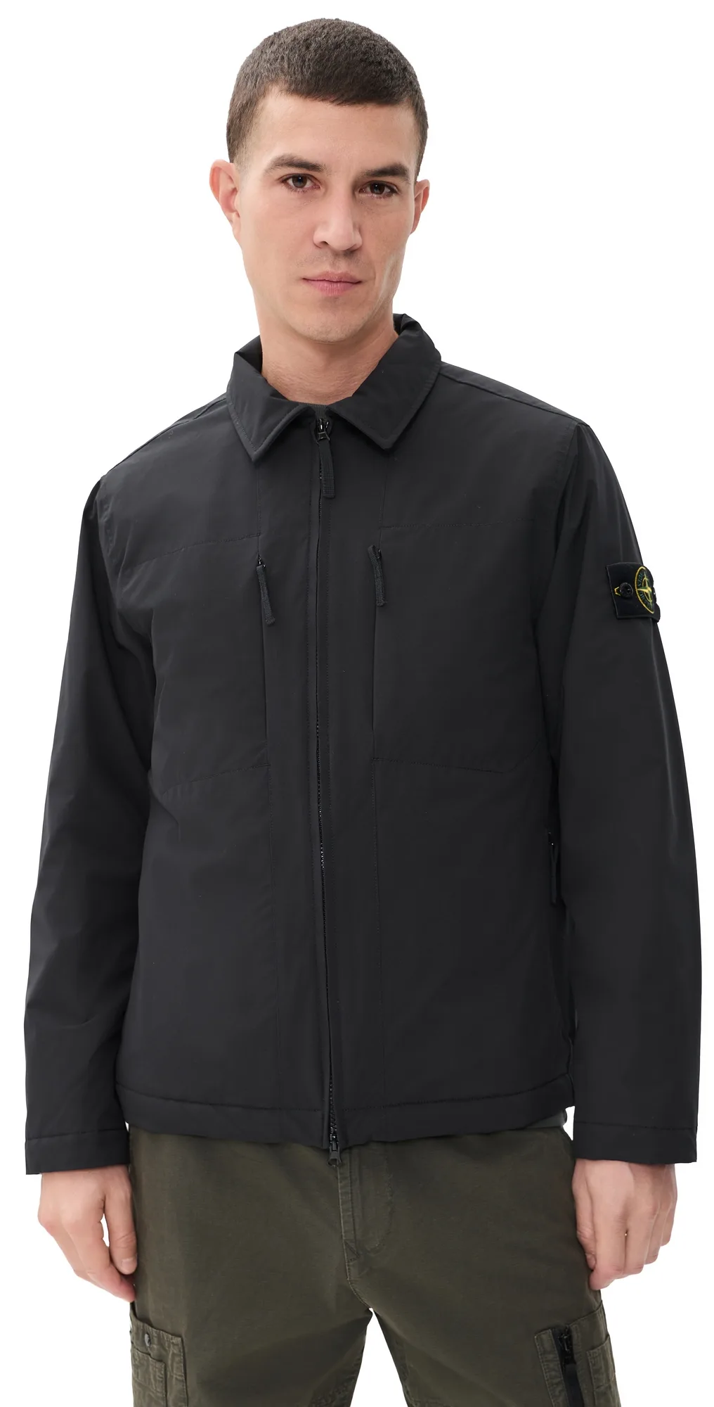 Padded Soft Shell Coach Jacket by Stone Island