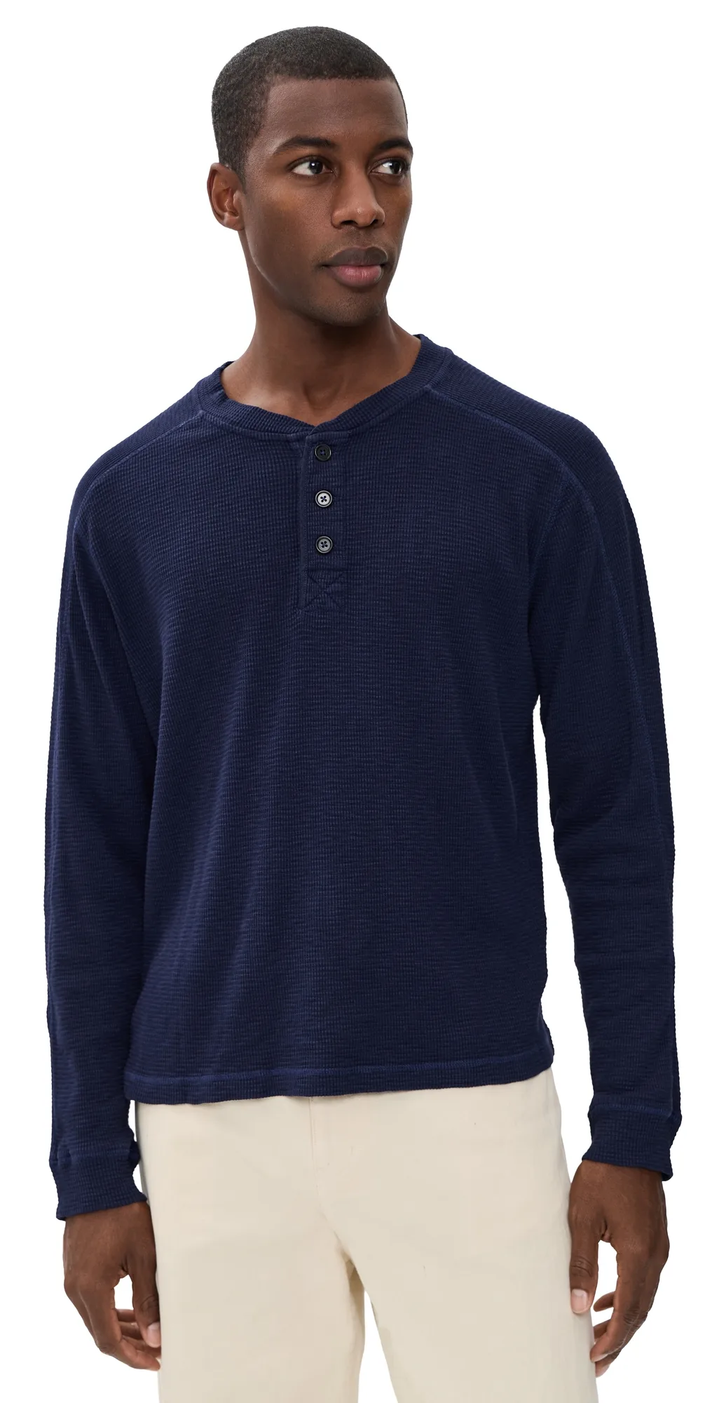 Waffle Henley Tee