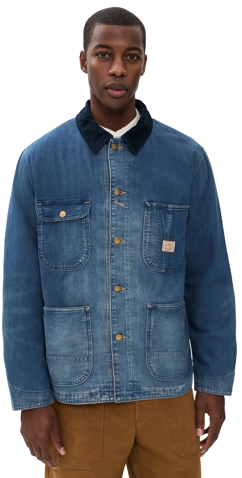 Original Label Lined Denim Ruebain Chore Jacket by Polo Ralph Lauren