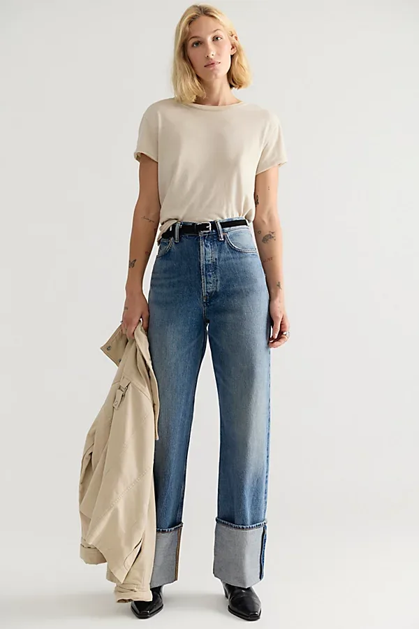 Big Cuff Jeans by AGOLDE