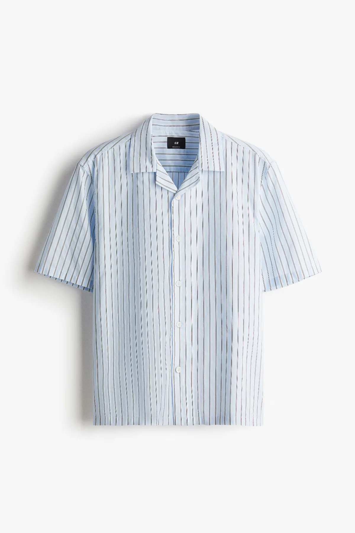 Regular-Fit Cotton Resort Shirt by H&M