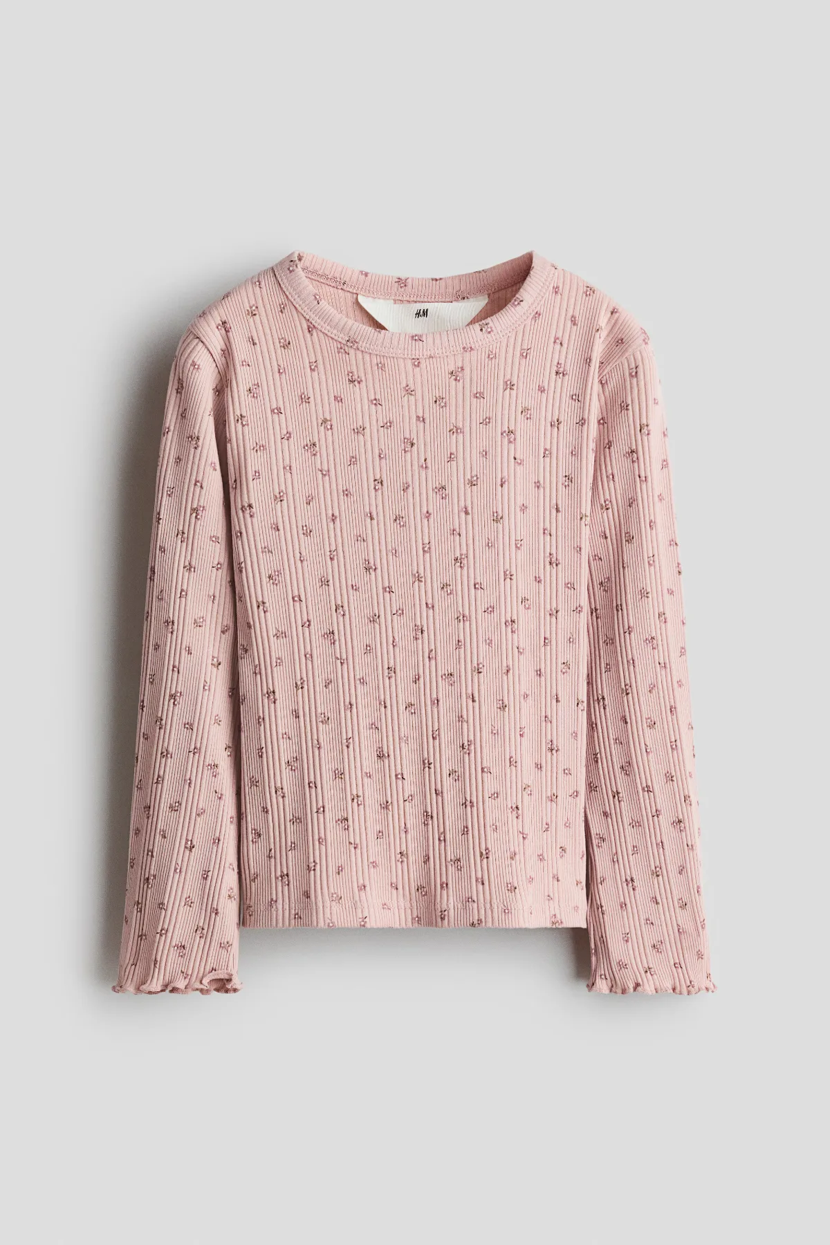 Patterned Cotton Top by H&M