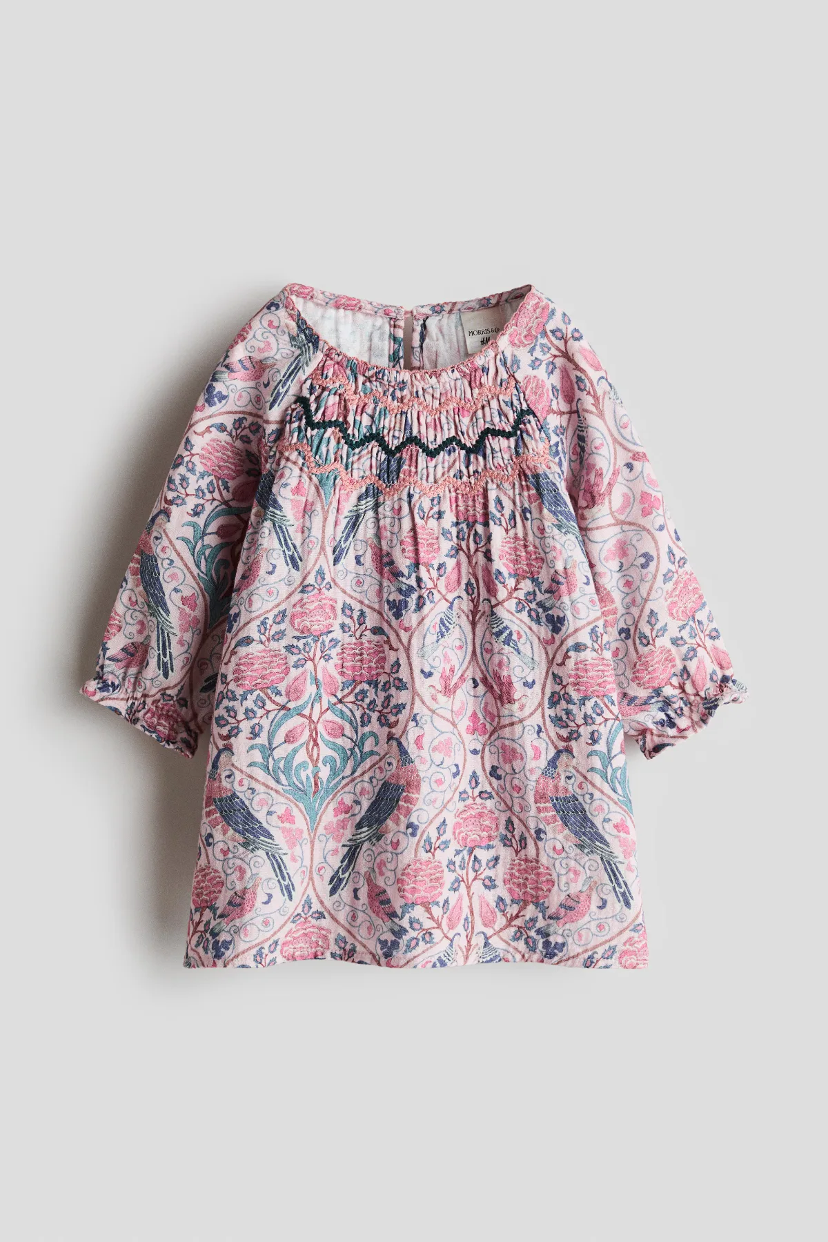 Printed Cotton A-Line Dress by H&M