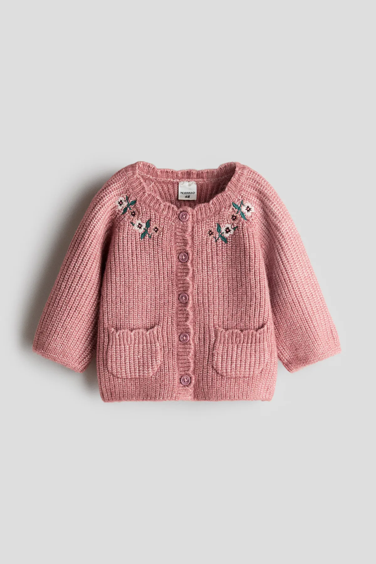 Embroidered-Detail Cardigan by H&M