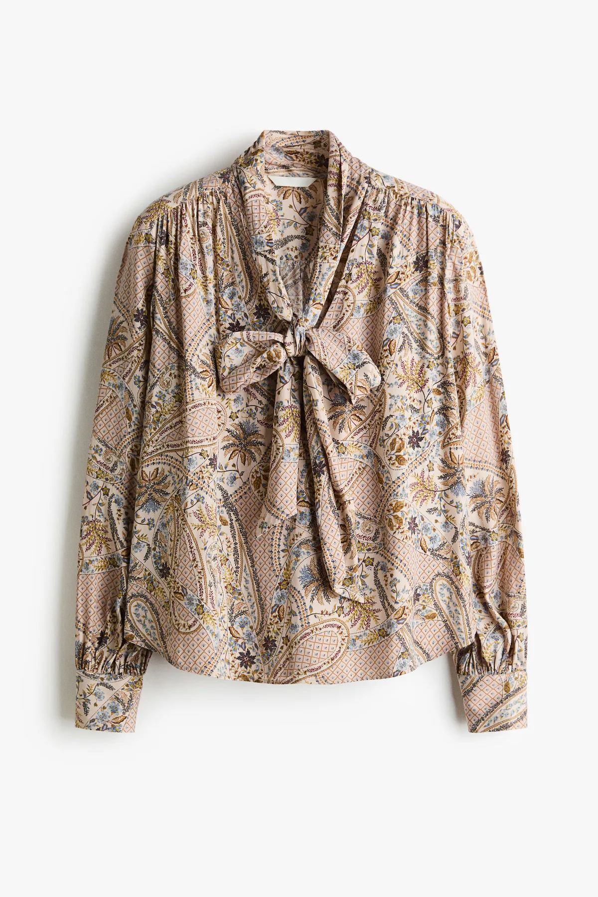 Oversized Scarf-Collar Blouse by H&M