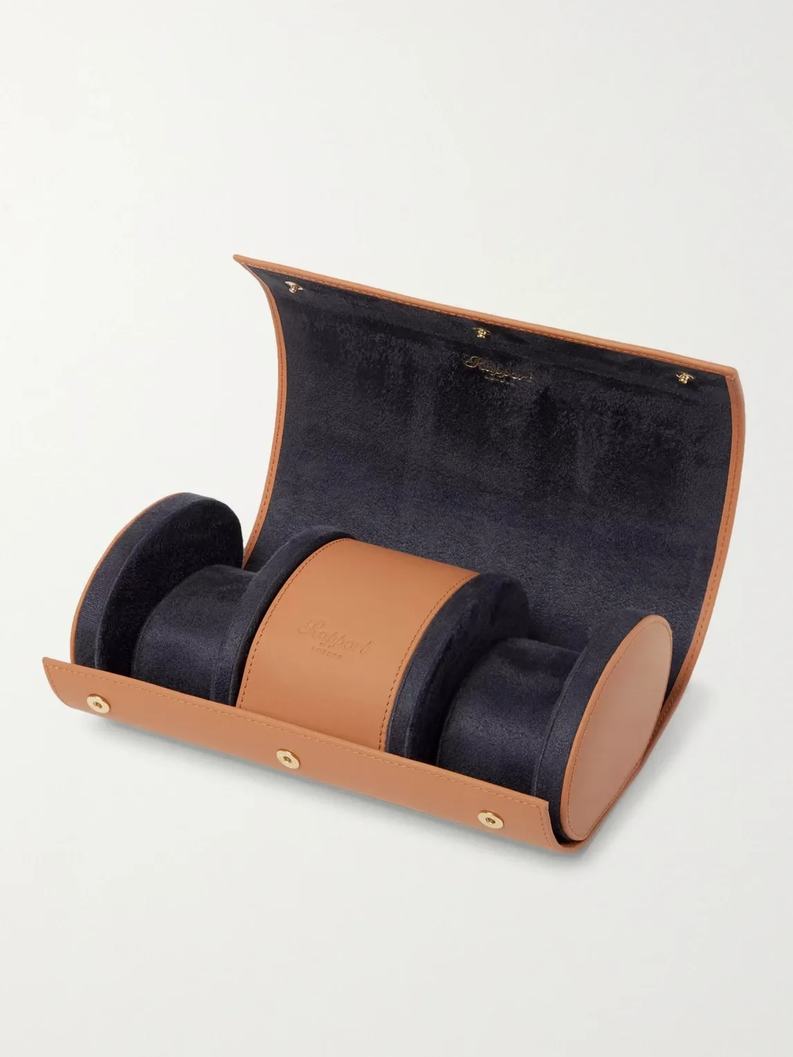 Hyde Park Leather Watch Roll by Rapport London