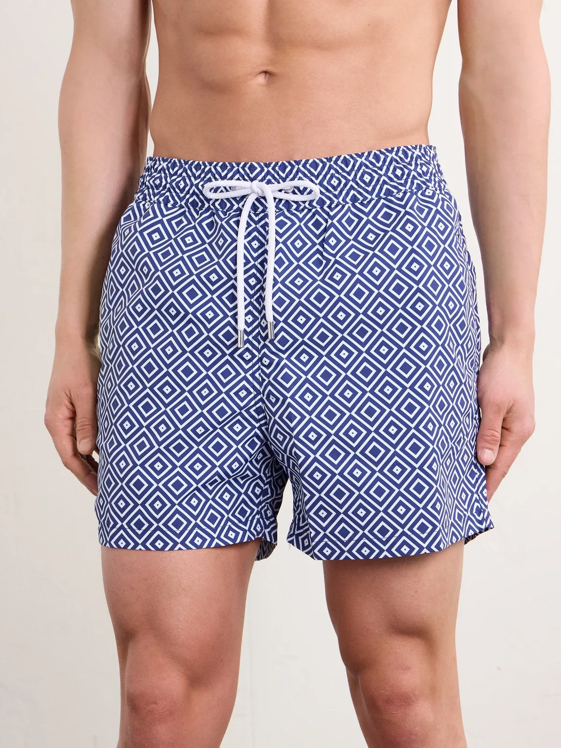 Rio Straight-Leg Mid-Length Recycled Swim Shorts