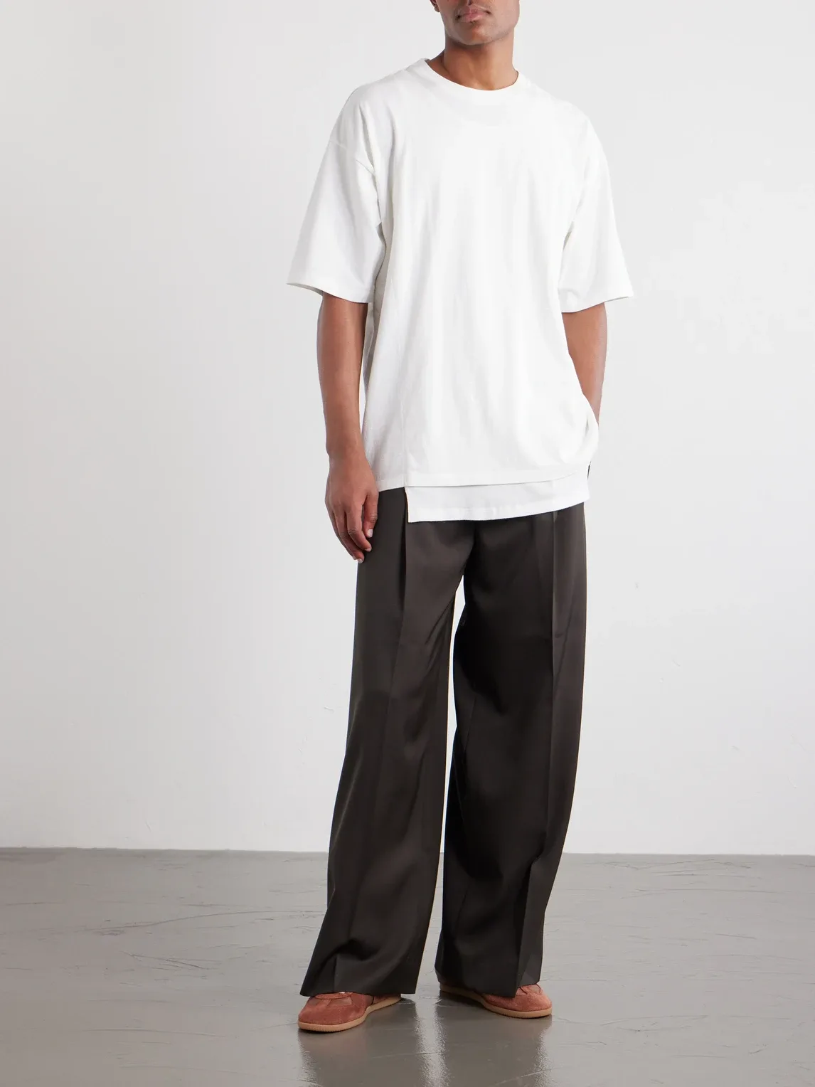 Layered Cotton-Jersey T-Shirt by Maison Margiela