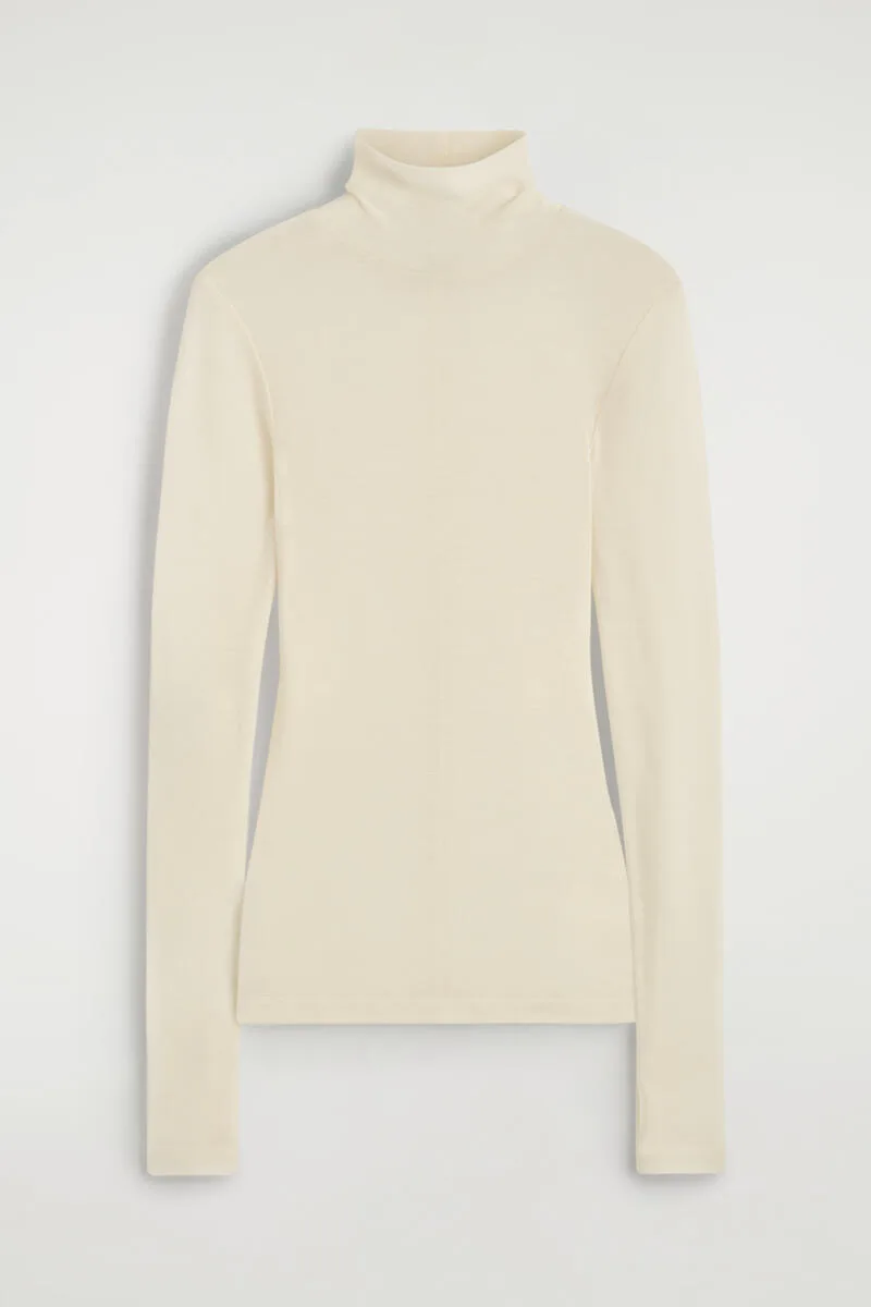 Merino Wool Turtleneck Top by COS