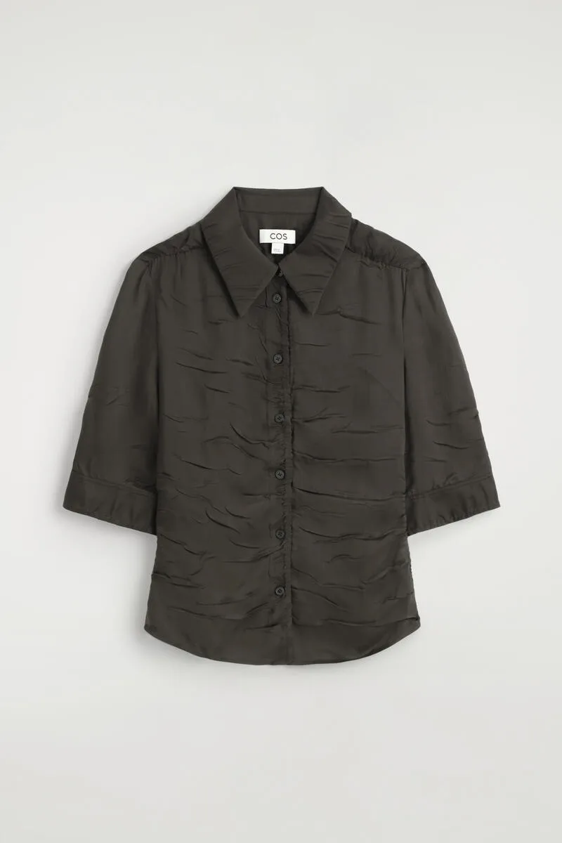 Gathered Crinkled Shirt by COS
