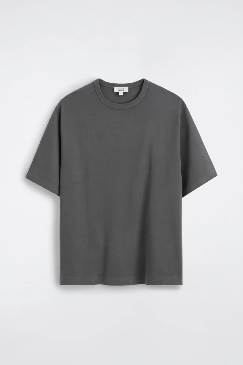 Relaxed Garment-Washed Cotton T-Shirt