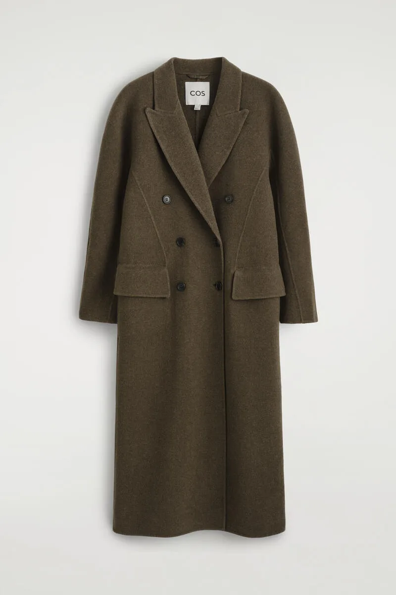 Tailored Double-Faced Wool Long Coat