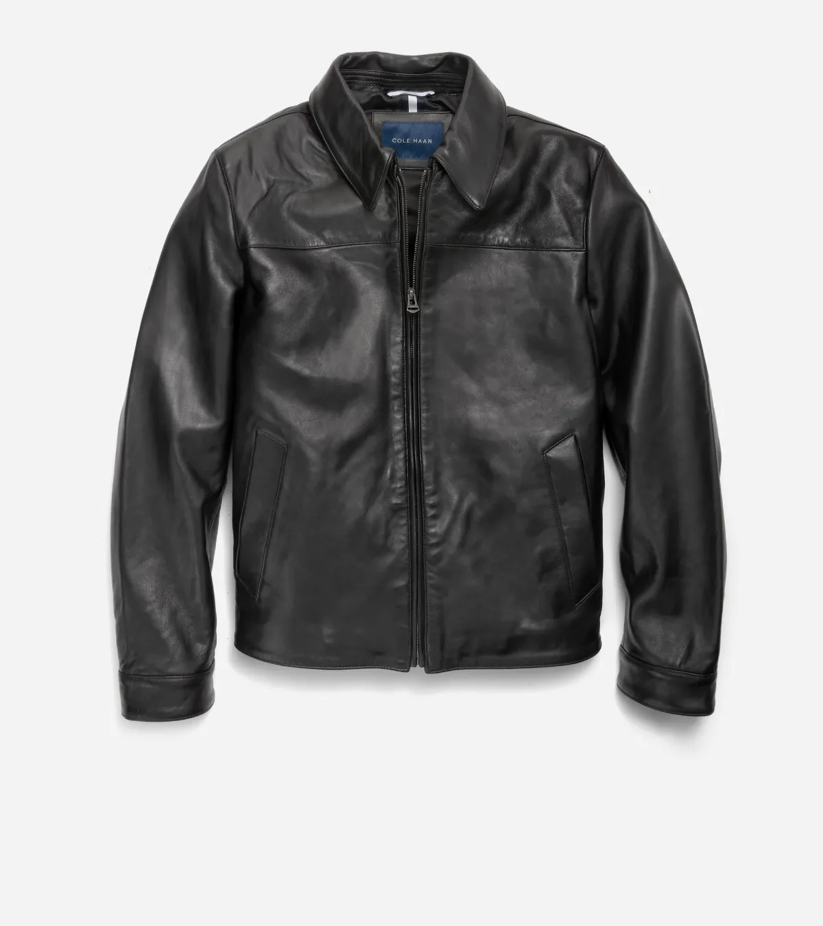 Smooth Lamb Shirt Jacket by COLE HAAN