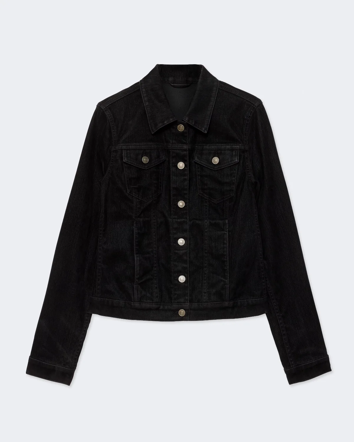 Flocked Denim Slim-Fit Trucker Jacket by AllSaints