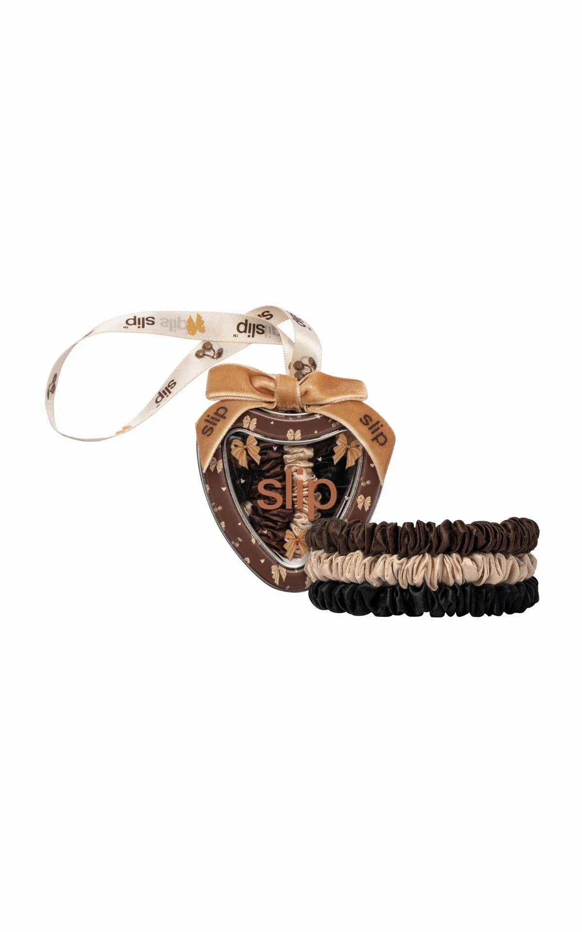 Silk Skinny Scrunchie Ornament by Slip