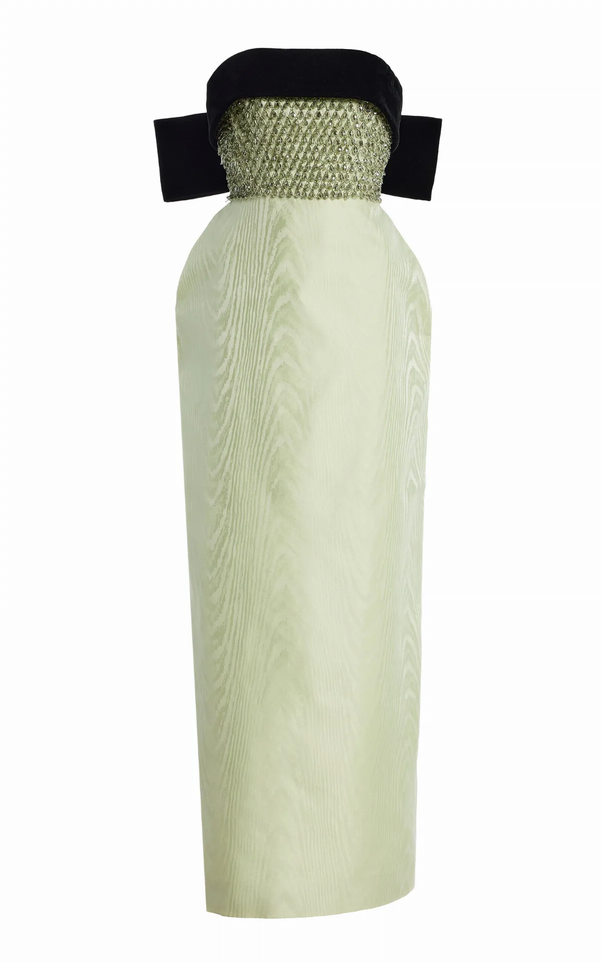 Embellished Moir Midi Column Dress by Chorus