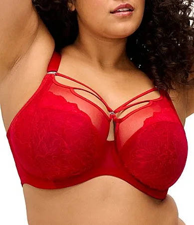 Brianna Full Busted Contour Wire U-Back Cage Plunge Bra by Elomi