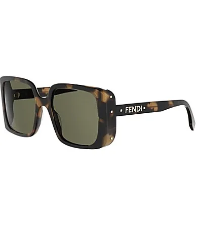 Havana Soul 55mm Square Sunglasses by FENDI