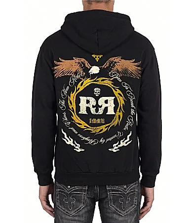 Eagle Cross Fleece Hoodie by Rock Revival