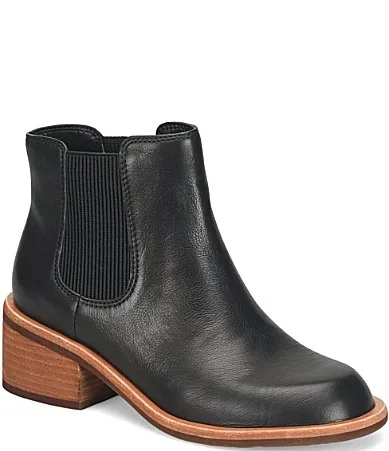Jovi Leather Pull on Booties by Kork-Ease