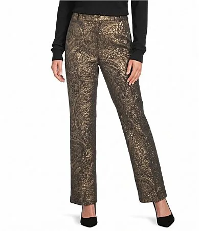 Alani Metallic Jacquard Pants by Antonio Melani