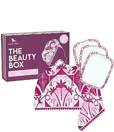 The Beauty Box Bohemian Daydream Waffle Texture Recycled Materials Gift Box by Dock & Bay
