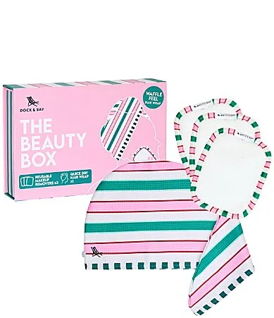 The Beauty Box Waffle Texture Recycled Materials Gift Box by Dock & Bay