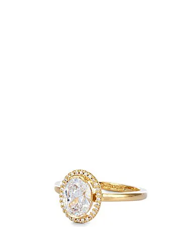 Oval Sparkling Halo Statement Ring by Pandora