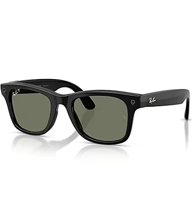 Meta Gen 3 50mm Square Wayfarer AI Sunglasses by Ray-Ban