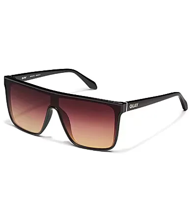 Nightfall 49mm Shield Sunglasses by Quay